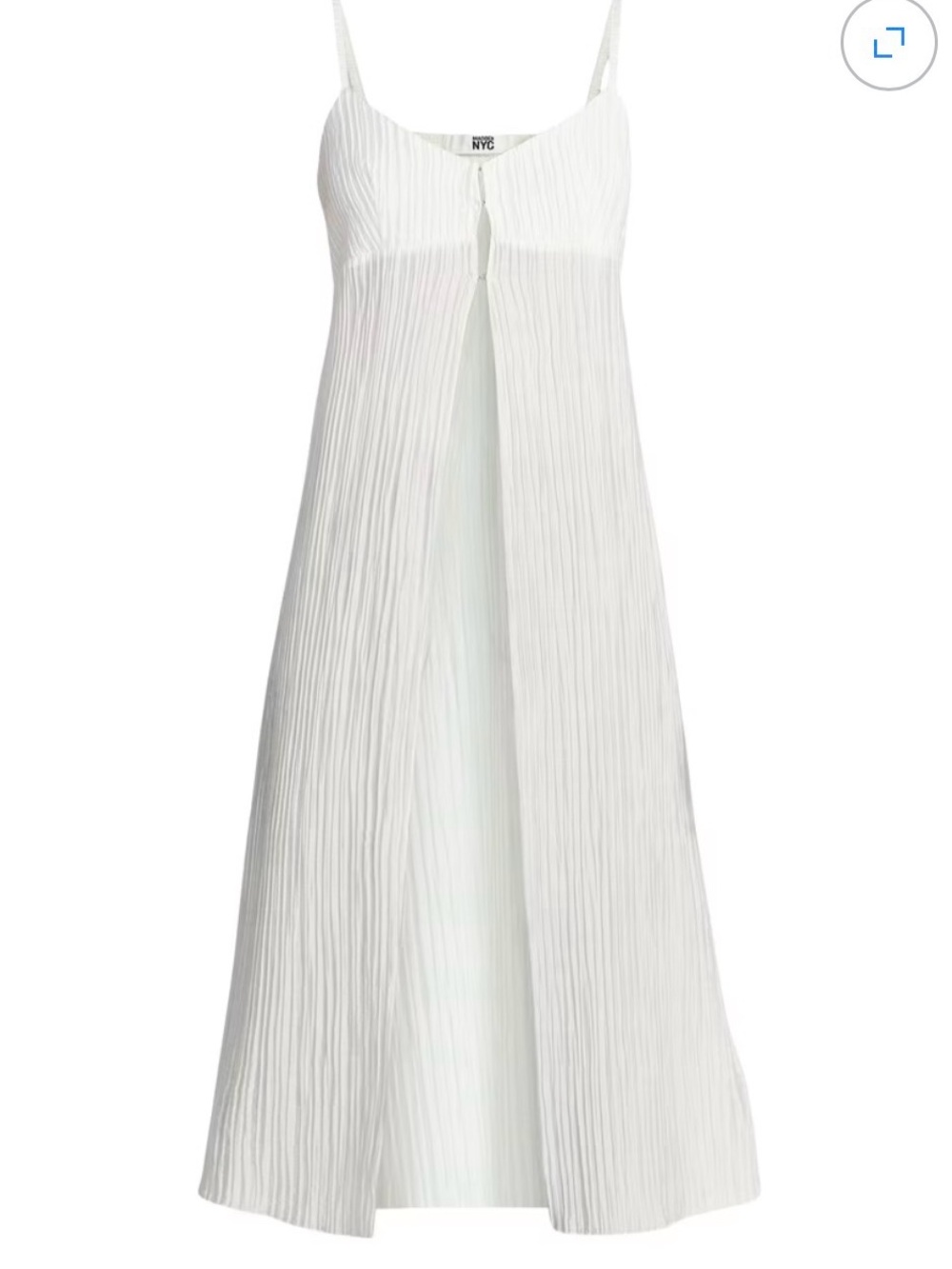 Madden NYC Women's Flyaway Maxi Tank Top, Size Large